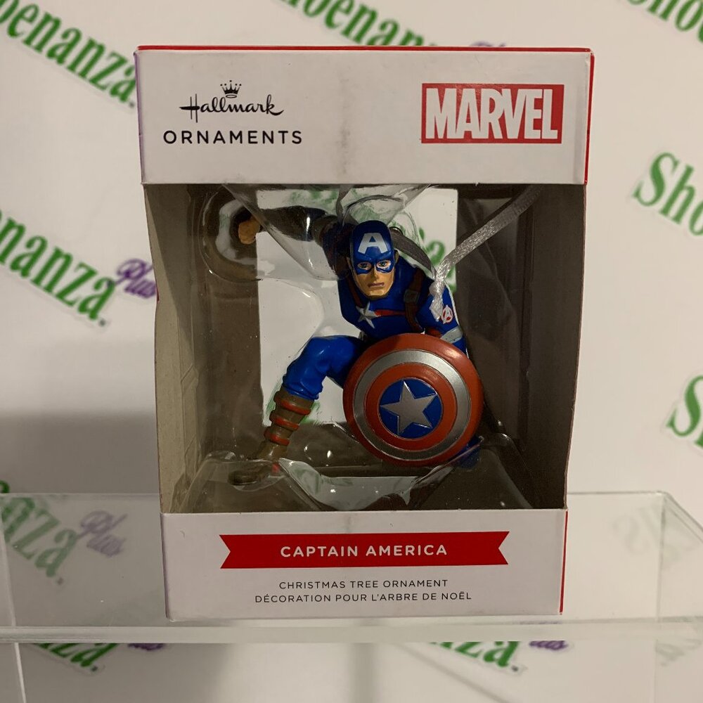 Hallmark Christmas Ornament 2022 Captain America Marvel MCU Steve Rogers